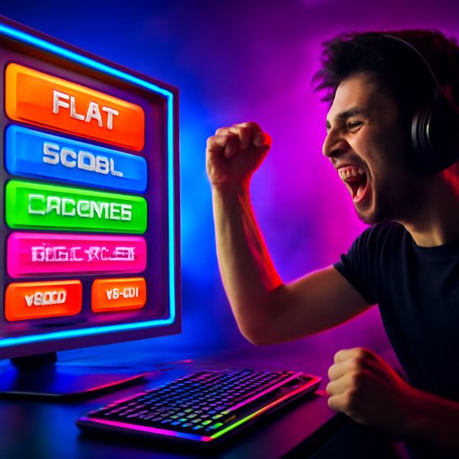 pjok arcade menu bright button